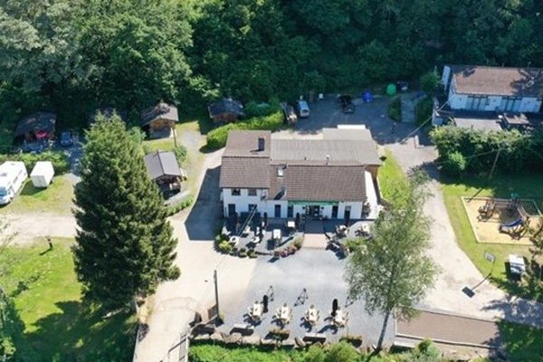 camping international Ouren vue du ciel