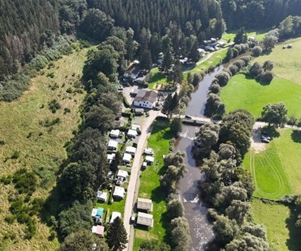 Camping International Ouren vue du ciel